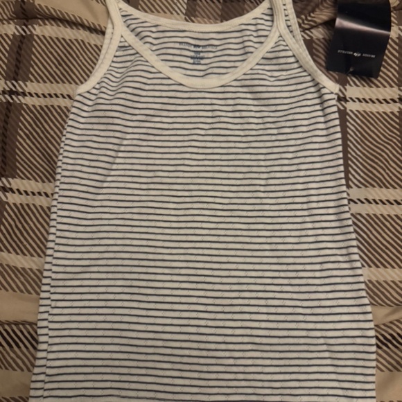 Brandy Melville blue striped singlet - Picture 1 of 1